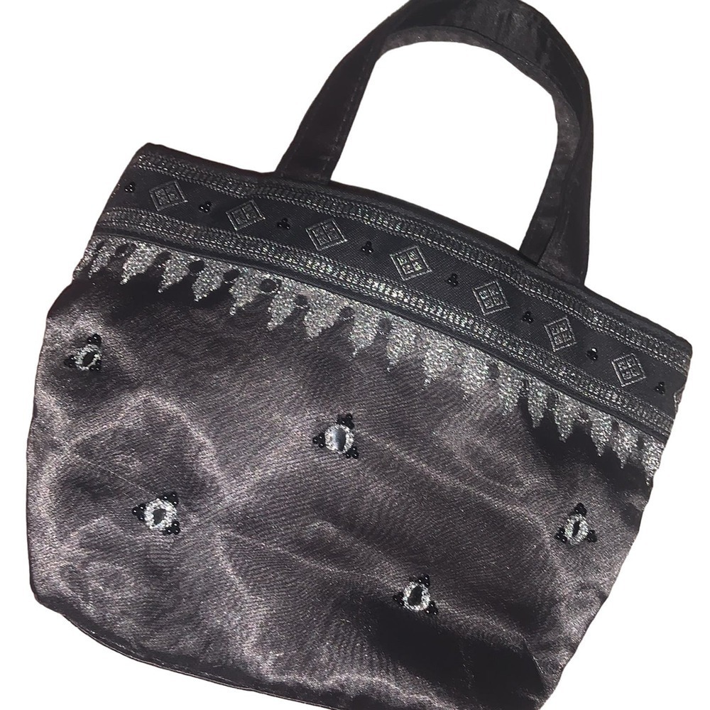 90s mini embellished gray purse